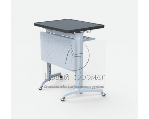 Стол ученический одноместный на роликах