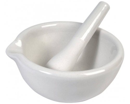 Ступка с пестиком фарфор., D130, d80, Н62, уп.2 шт
