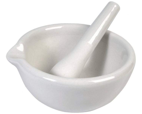 Ступка с пестиком фарфор., D80, d45, Н37, уп.10 шт