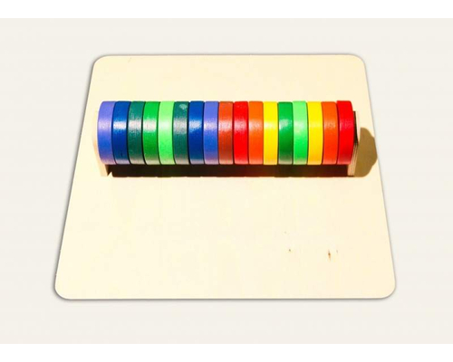 Тактильно-развивающая панель “Цветные круги”