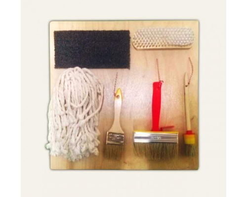 Тактильно-развивающая панель “Кисточки”