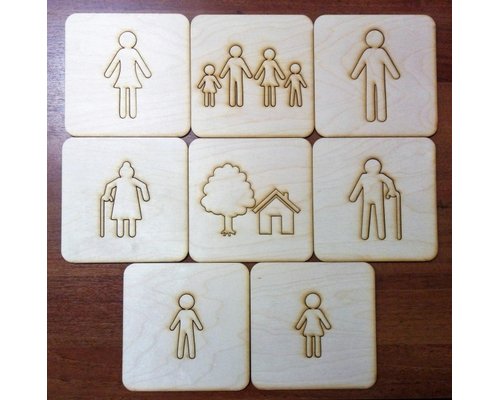 Трафареты "Семья"