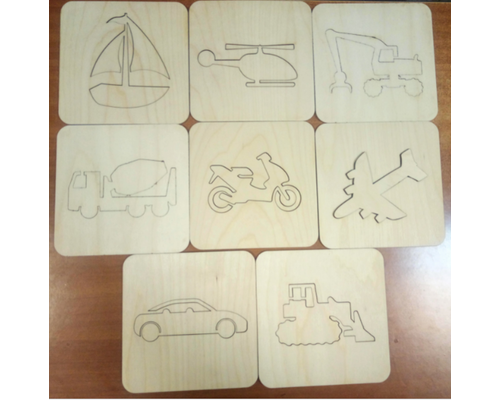 Трафареты "Транспорт"