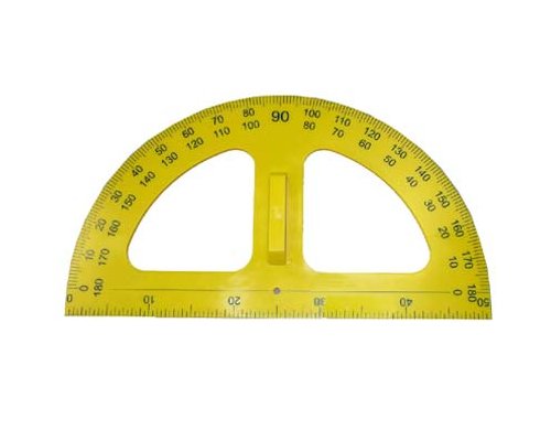 Транспортир пластмассовый