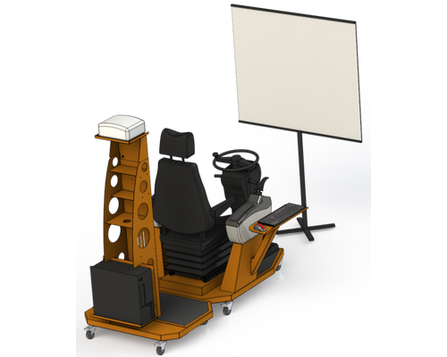 Тренажер фронтального погрузчика серии ТФП