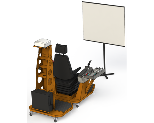 Тренажер карьерного экскаватора серии ТКЭ Тренажер карьерного экскаватора серии ТКЭ