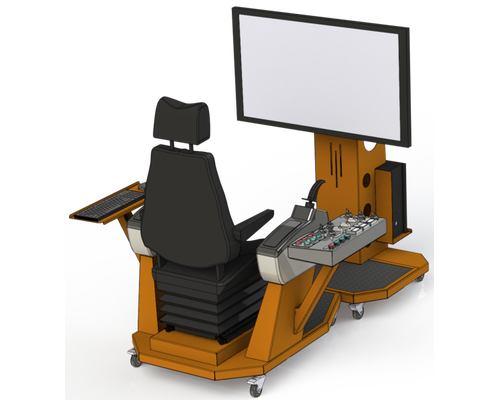 Тренажер карьерного экскаватора серии ТКЭ Тренажер карьерного экскаватора серии ТКЭ