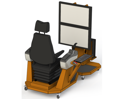 Тренажер карьерного экскаватора серии ТКЭ Тренажер карьерного экскаватора серии ТКЭ