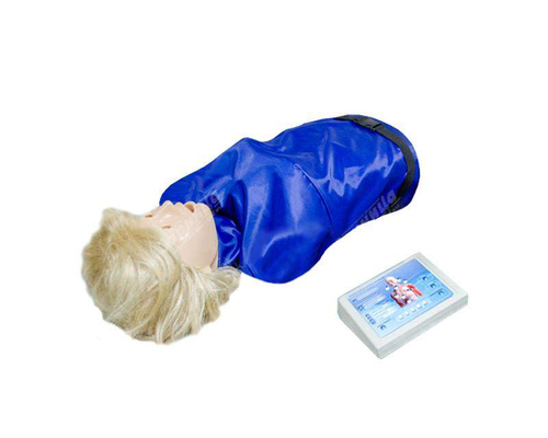 Тренажер-манекен взрослой пострадавшей женщины "Ирина" (голова, торс) для отработки приемов сердечно-легочной реанимации