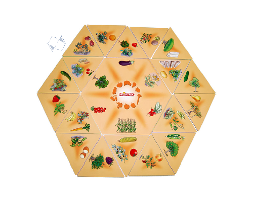 Треугольное домино «Ассоциации: Природа и техника»