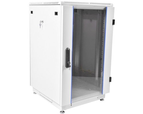 Шкаф телекоммуникационный напольный 18U (600х800) дверь металл