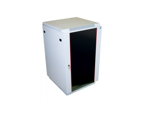 Шкаф телекоммуникационный напольный 22U (600х600) дверь стекло