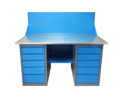 Верстак с двумя драйверами , 85x190x68,5 см