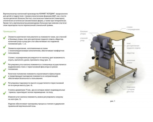 ВЕРТИКАЛИЗАТОР НАКЛОННЫЙ СН-38.01.01