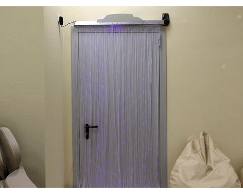 ЗАНАВЕС ФИБЕРОПТИЧЕСКИЙ НА ПОВОРОТНОМ КАРНИЗЕ “ИГРА СВЕТА”