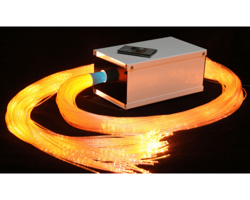 ЗВЁЗДНЫЙ ДОЖДЬ пучок фибероптических волокон с боковым точечным свечением 100х2 м.