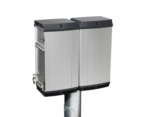 Бокс с разъемами 2P+E 16A АВДТ 10A счетчик электроэнергии в сборе CWF1216E/10A две секции CEE