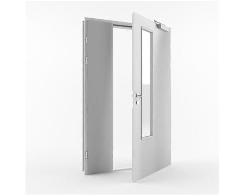 Дверь глухая 1200x800мм нержавеющая сталь