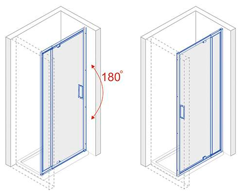 Дверь глухая с механическим запиранием H2000 W750