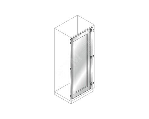 Дверь внутренняя углубленная 1800х800мм нержавеющая сталь