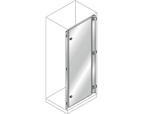 Дверь внутренняя углубленная 2000х1000мм нержавеющая сталь