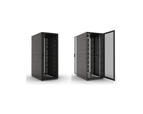 Двери коридора со стеклом сдвижные 42U (900-1250 мм) для шкафов серии ШТК-СП-42