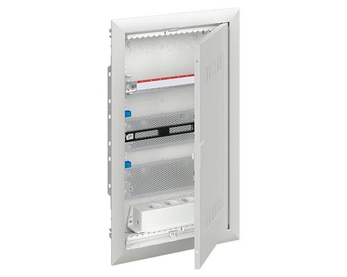 Шкаф мультимедийный с дверью с радиопрозрачной вставкой UK648MW (4 ряда)