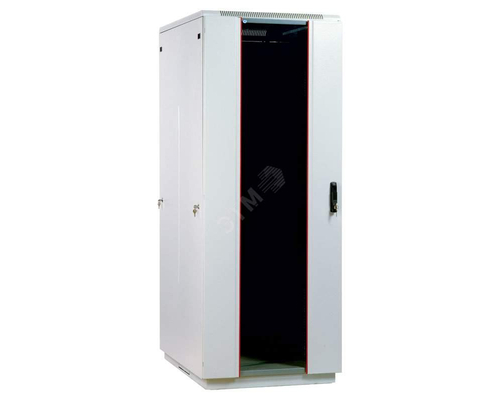 Шкаф напольный 19 42U дверь стекло ШТК-М-42.8.8-1ААА серый