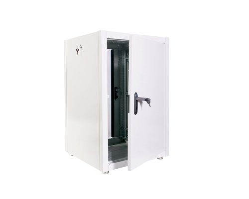 Шкаф телеком напольный ЭКОНОМ 18U (600 ? 800) дверь стекло дверь металл