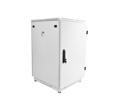 Шкаф телекоммуникационный напольный 18U (600х600) дверь металл