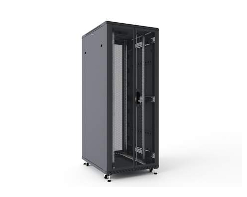 Шкаф телекоммуникационный напольный 27U (600х1000) дверь перфорированная