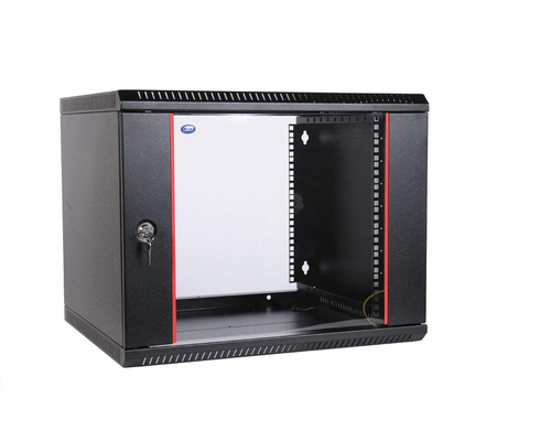 Шкаф телекоммуникационный настенный 6U (600х650) дверь стекло