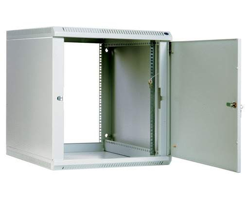 Шкаф телекоммуникационный настенный 9U (600х480) дверь металл