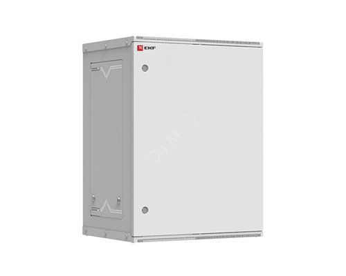 Шкаф телекоммуникационный настенный разборный 15U (600х350) дверь металл