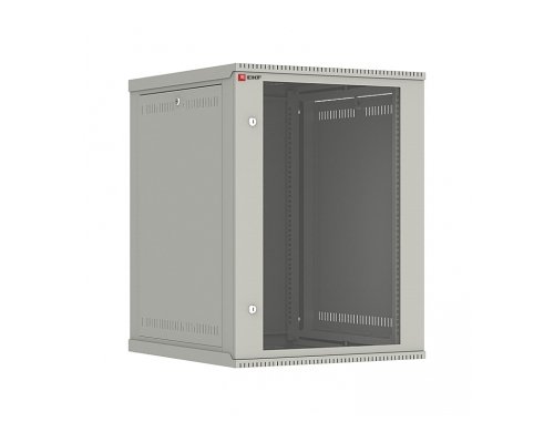 Шкаф телекоммуникационный настенный разборный 15U (600х650) дверь стекло