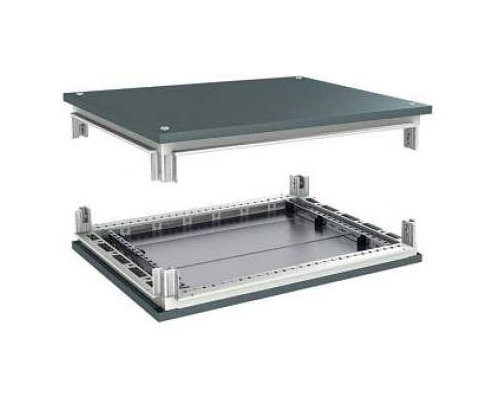 Комплект CQE из крыши с фланцем, основание для шкафов 600х800 мм