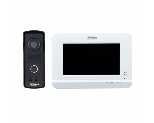 Комплект IP домофонии Dahua VTK-VTO2010D-VTH2020DW