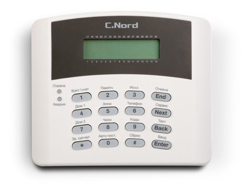 Проводная клавиатура с дисплеем Клавиатура К-16 LCD