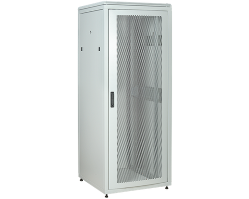 Шкаф напольный 47U 800х800мм две перфорированые двери крыша укомплектована вводом и заглушками