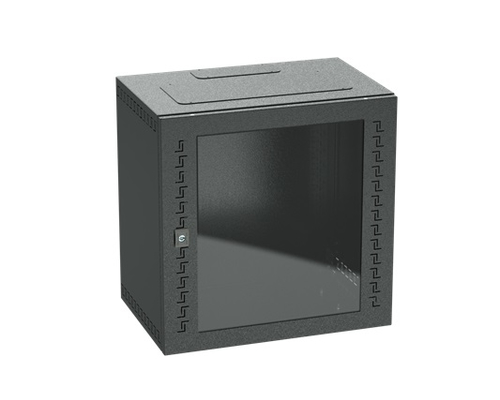 Шкаф телекоммуникационный навесной 16 U (800х600х400) дверь метал RAL9005
