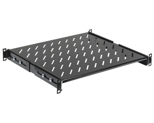 Полка 19дюйм консольная  глубиной 280мм 1U черная