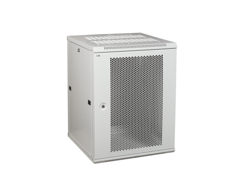 Шкаф LINEA W 12U 600x450 мм дверь перфорированная RAL7035