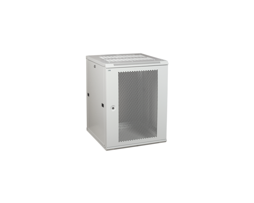 Шкаф LINEA W 15U 600x600 мм дверь перфорированная RAL7035