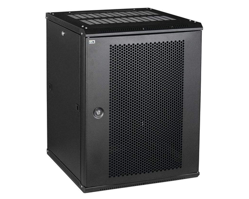 Шкаф LINEA W 18U 600x450 мм дверь перфорированная RAL9005