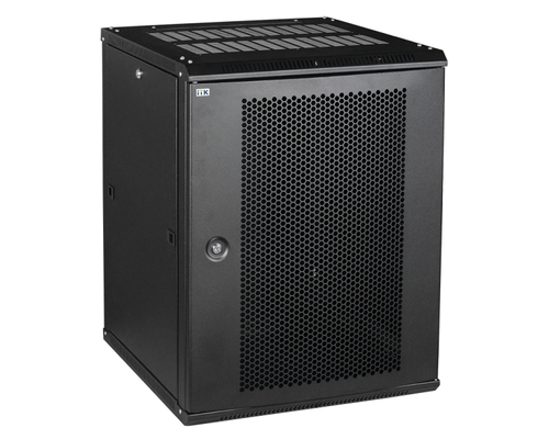 Шкаф LINEA W 18U 600x600 мм дверь перфорированная RAL9005