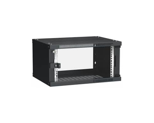 Шкаф LINEA WE 15U 600x450мм дверь стекло черный