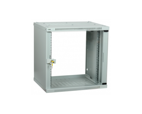 Шкаф LINEA WE 9U 600x600мм дверь металл серый
