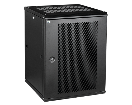 Шкаф настенный 19 LINEA W 15U 600x450мм металлическая дверь RAL9005