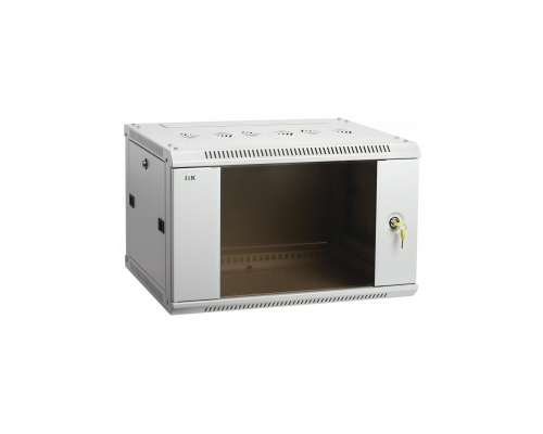 Шкаф настенный 19 LINEA W 18U 600x450мм металлическая дверь RAL7035