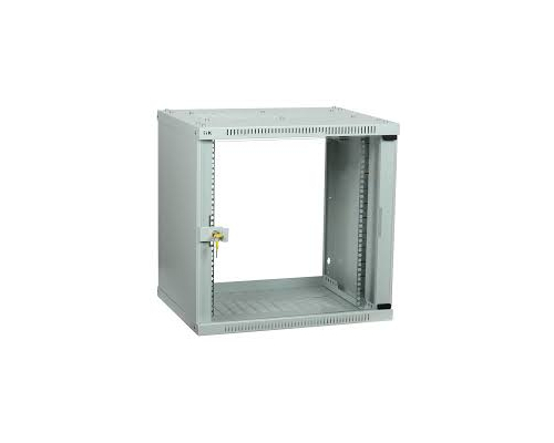 Шкаф настенный 19 LINEA W 9U 600x450мм металлическая дверь RAL9005